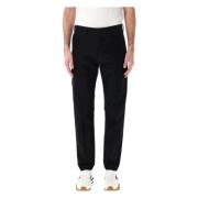 Satin Chino Broek Tom Ford , Black , Heren