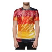 Multicolor Tie Dye Logo T-shirt Dolce & Gabbana , Multicolor , Heren