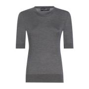 Stijlvolle Gebreide Trui Dolce & Gabbana , Gray , Dames