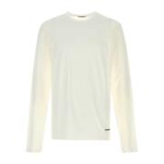 Klassiek Wit Katoenen T-Shirt Jil Sander , White , Heren