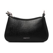 Zwarte Mini Clutch Tas Alexander McQueen , Black , Dames