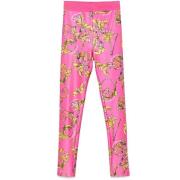 Barocco Print Leggings in Fuchsia Roze Versace Jeans Couture , Pink , ...