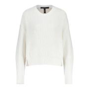 Gebreide Oversized Trui Marc Cain , White , Dames