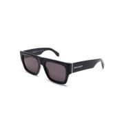 Peri049 1007 Blanco Sunglasses Palm Angels , Black , Unisex