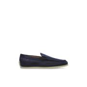 Suède schoenen type loafers Tod's , Blue , Heren