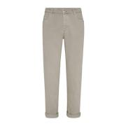 Stijlvolle Jeans voor Mannen Brunello Cucinelli , Gray , Heren