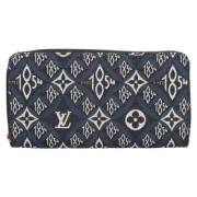 Pre-owned Canvas wallets Louis Vuitton Vintage , Blue , Dames