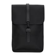 Waterdichte Zwarte Rugzak met Laptoptas Rains , Black , Unisex