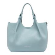 Heldere Blauwe Leren Bubble Tas Gianni Chiarini , Blue , Dames