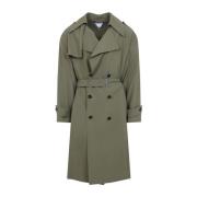 Algen Trenchcoat Bottega Veneta , Green , Heren