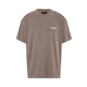 Katoenen T-shirt met Oversized Pasvorm Represent , Brown , Heren