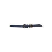 Blauw Korrelig Leren Riem Accessoires Orciani , Blue , Dames