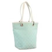 Pre-owned Canvas totes Gucci Vintage , Blue , Dames