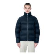 Gewatteerd donsjack met logopatch Moncler , Black , Heren