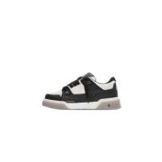 Leren Sneakers met Logo Details Represent , Black , Heren