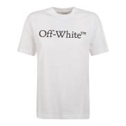 Logo Bookish Regular Tee Off White , White , Dames