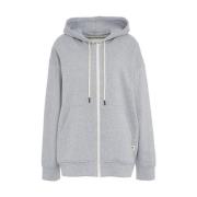 Grijze Oversized Hoodie Sweater Ottod'Ame , Gray , Dames