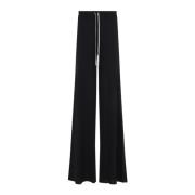 Zwarte Trekkoord Bias Broek Rick Owens , Black , Dames