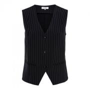 Gewatteerde Vest met Capuchon &Co Woman , Black , Dames