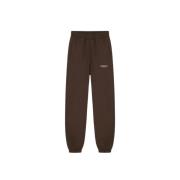 Katoenen sweatpants met elastische tailleband Represent , Brown , Here...