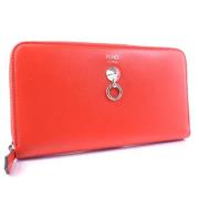 Pre-owned Leather wallets Fendi Vintage , Red , Dames