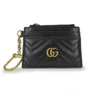 Pre-owned Leather wallets Gucci Vintage , Black , Dames