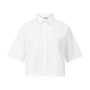 Oversized korte mouwen blouse Ester Bloomings , White , Dames