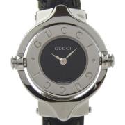 Pre-owned Stainless Steel watches Gucci Vintage , Black , Dames