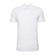 Lichtgewicht sportpoloshirt wit Barbour , White , Heren