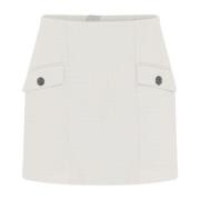 Elegante Snow White Rok Bruuns Bazaar , White , Dames