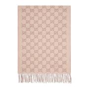 Kasjmier Sjaal in Koffie Beige Gucci , Beige , Dames