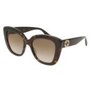 Romantische cat-eye zonnebril Gucci , Brown , Unisex