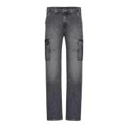 Cargo Jeans Airwas Donkere Wassing Guess , Gray , Heren