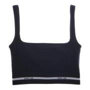 Sportieve Bralette Top met Smalle Bandjes Helmut Lang , Black , Dames