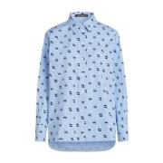 Print Blouse Karl Lagerfeld , Blue , Dames