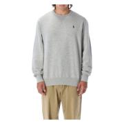 Geborduurde Crewneck Sweatshirt Polo Ralph Lauren , Gray , Heren