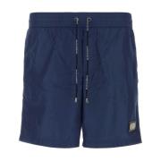 Stijlvolle Navy Blue Swim Shorts Dolce & Gabbana , Blue , Heren