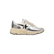 Zilveren Sneakers Running Sole Stijl Golden Goose , Gray , Dames