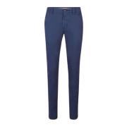 Navy Blauwe Chino Broek - Slim Fit Tommy Jeans , Blue , Heren