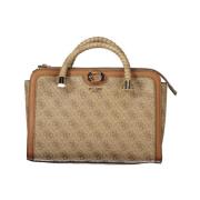 Beige Handtas Polyethyleen | Stijlvol Model Guess , Beige , Dames