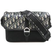 Pre-owned Canvas crossbody-bags Dior Vintage , Black , Dames