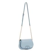 Lichtblauwe Crossbody Tas Brera Stijl Twinset , Blue , Dames