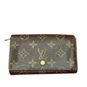 Pre-owned Canvas wallets Louis Vuitton Vintage , Brown , Dames