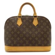 Pre-owned Canvas louis-vuitton-bags Louis Vuitton Vintage , Brown , Da...