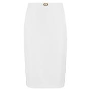 Stijlvolle Rok voor Vrouwen Elisabetta Franchi , White , Dames