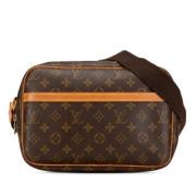 Pre-owned Canvas louis-vuitton-bags Louis Vuitton Vintage , Brown , Da...