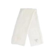 Pre-owned Cashmere scarves Chanel Vintage , White , Dames