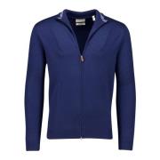 Donkerblauwe Vest voor Mannen Gant , Blue , Heren