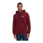 Rode Logo Hoodie Katoen Tommy Jeans , Brown , Heren