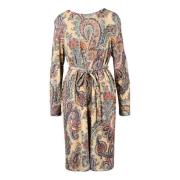 Damesjurk van Polyesterstof Etro , Multicolor , Dames